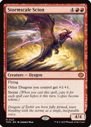 Stormscale Scion [Tarkir: Dragonstorm Promos]