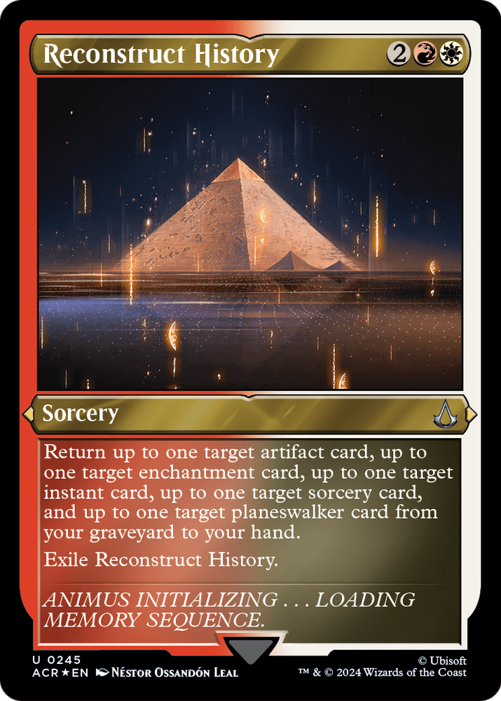 Reconstruct History (Foil Etched) [Assassin's Creed]
