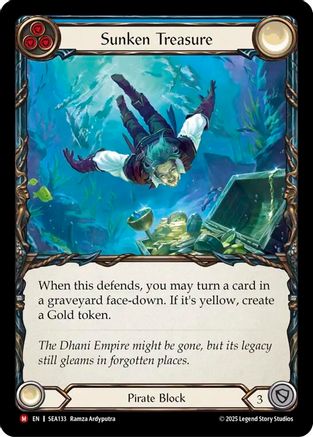 Sunken Treasure (Rainbow Foil) [SEA133] (High Seas)  Rainbow Foil
