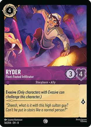 Ryder - Fleet-Footed Infiltrator (56/204) [Reign of Jafar]