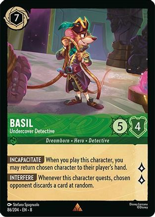 Basil - Undercover Detective (86/204) [Reign of Jafar]
