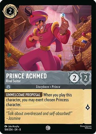 Prince Achmed - Rival Suitor (184/204) [Reign of Jafar]