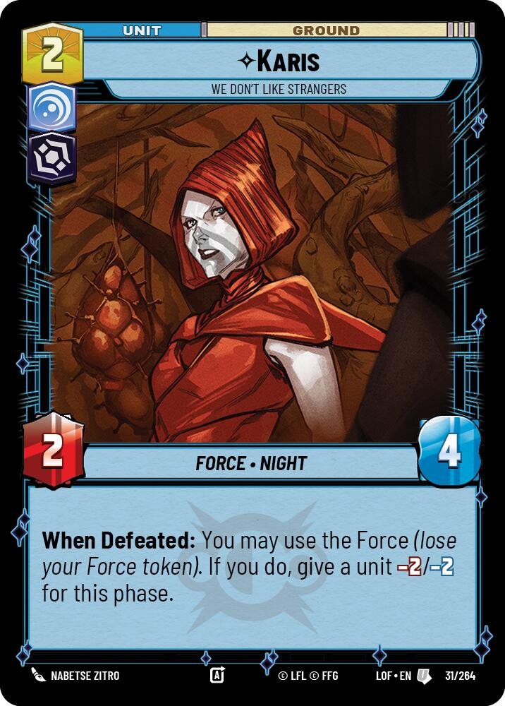Karis - We Don't Like Strangers (31/264) (31/264) [Legends of the Force]