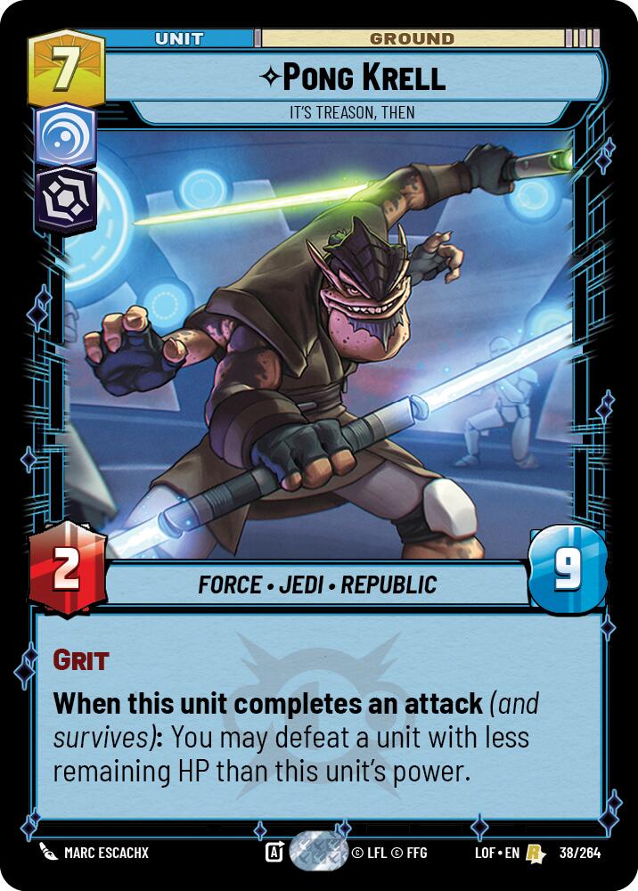 Pong Krell - It's Treason, Then (38/264) (38/264) [Legends of the Force]
