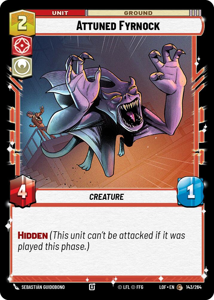 Attuned Fyrnock (143/264) (143/264) [Legends of the Force]