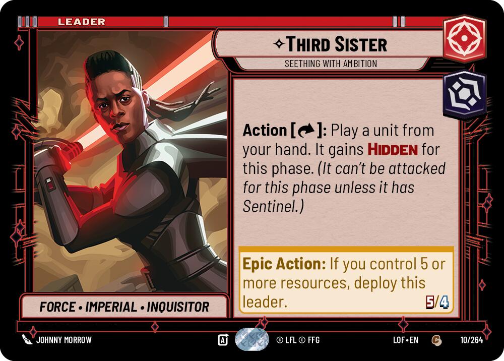 Third Sister - Seething With Ambition (010/264) (010/264) [Legends of the Force]