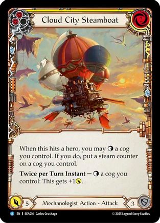 Cloud City Steamboat (Yellow) [SEA016] (High Seas)