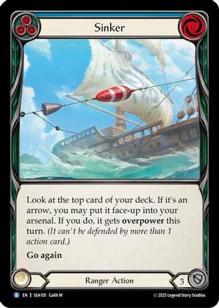 Sinker [SEA105] (High Seas)  Rainbow Foil