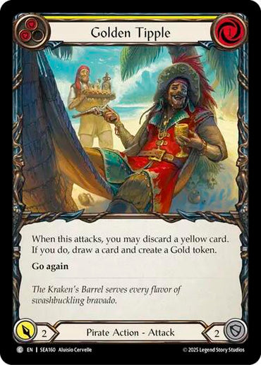 Golden Tipple (Yellow) [SEA160] (High Seas)  Rainbow Foil