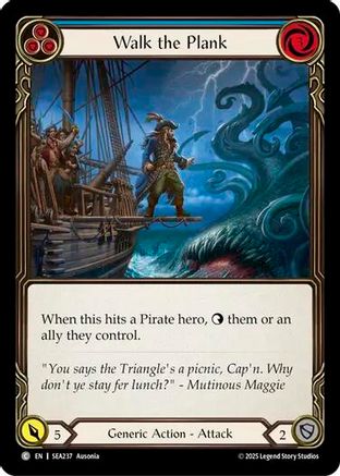 Walk the Plank (Blue) [SEA237] (High Seas)