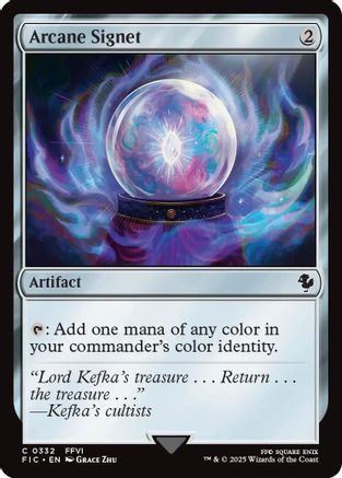 Arcane Signet (0332) (Surge Foil) [FINAL FANTASY Commander]
