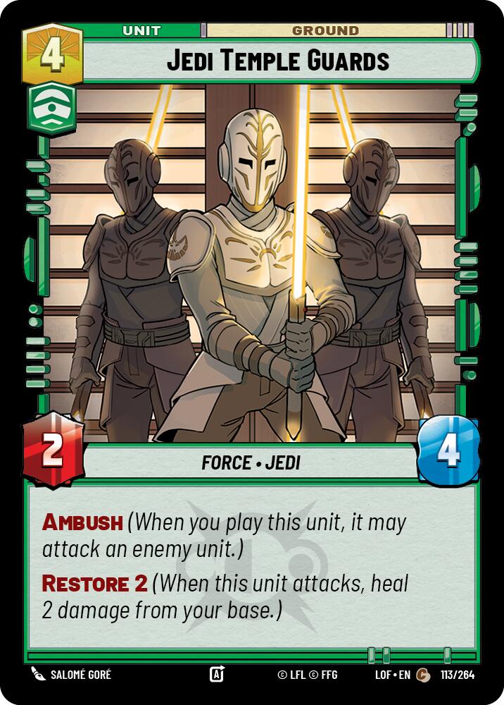 Jedi Temple Guards (113/264) (113/264) [Legends of the Force]