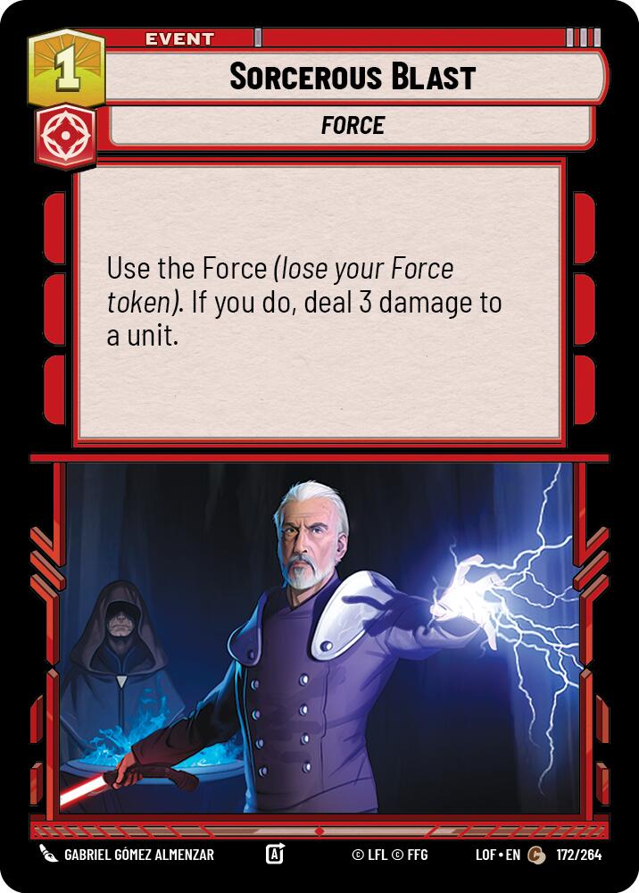 Sorcerous Blast (172/264) (172/264) [Legends of the Force]