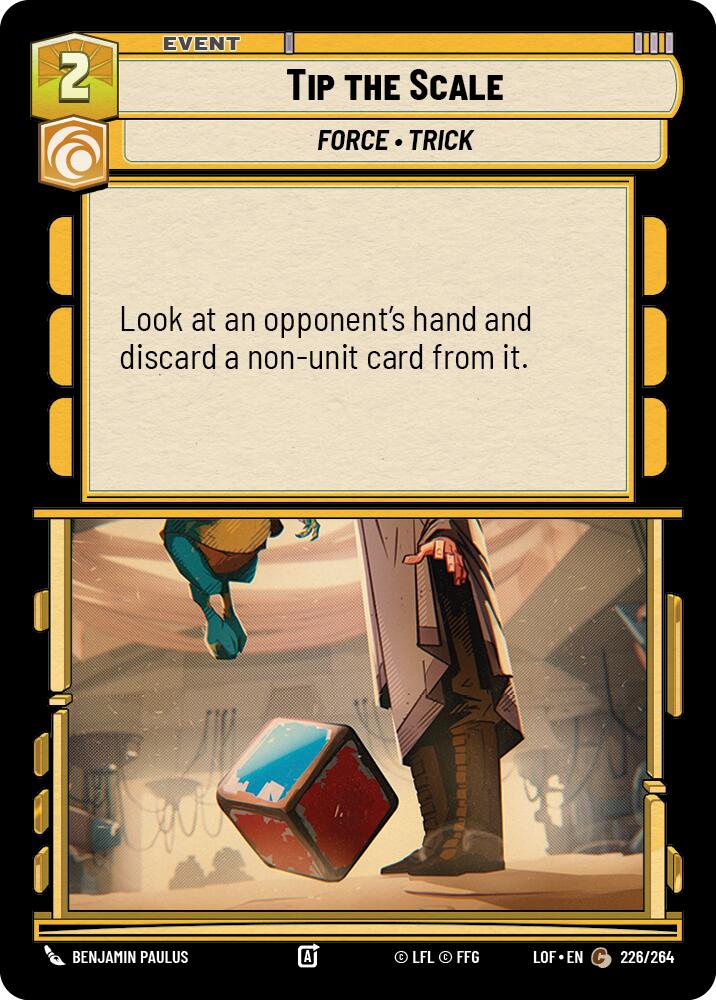 Tip the Scale (226/264) (226/264) [Legends of the Force]