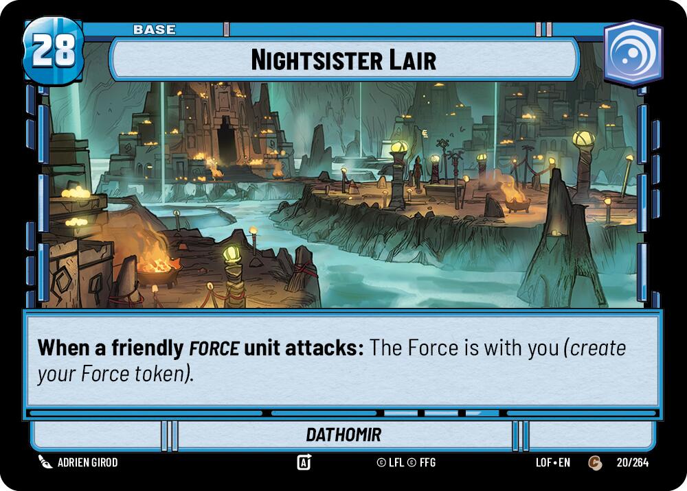 Nightsister Lair // Force (020/264 // T03/T03) (020/264 // T03/T03) [Legends of the Force]