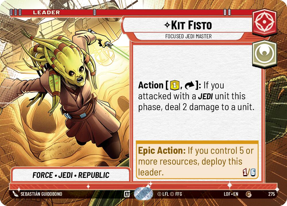 Kit Fisto - Focused Jedi Master (275) (Hyperspace) (275) [Legends of the Force]