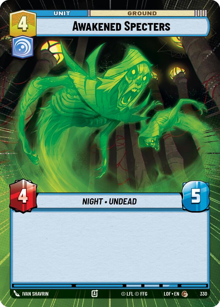 Awakened Specters (330) (Hyperspace) (330) [Legends of the Force]