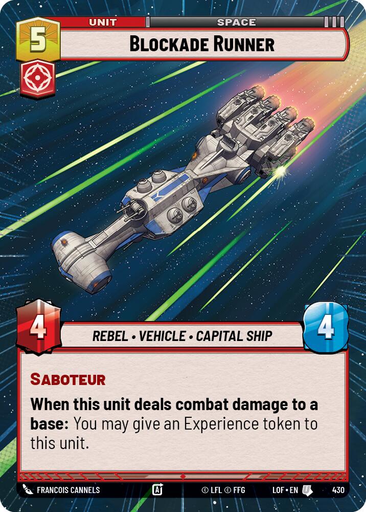 Blockade Runner (430) (Hyperspace) (430) [Legends of the Force]