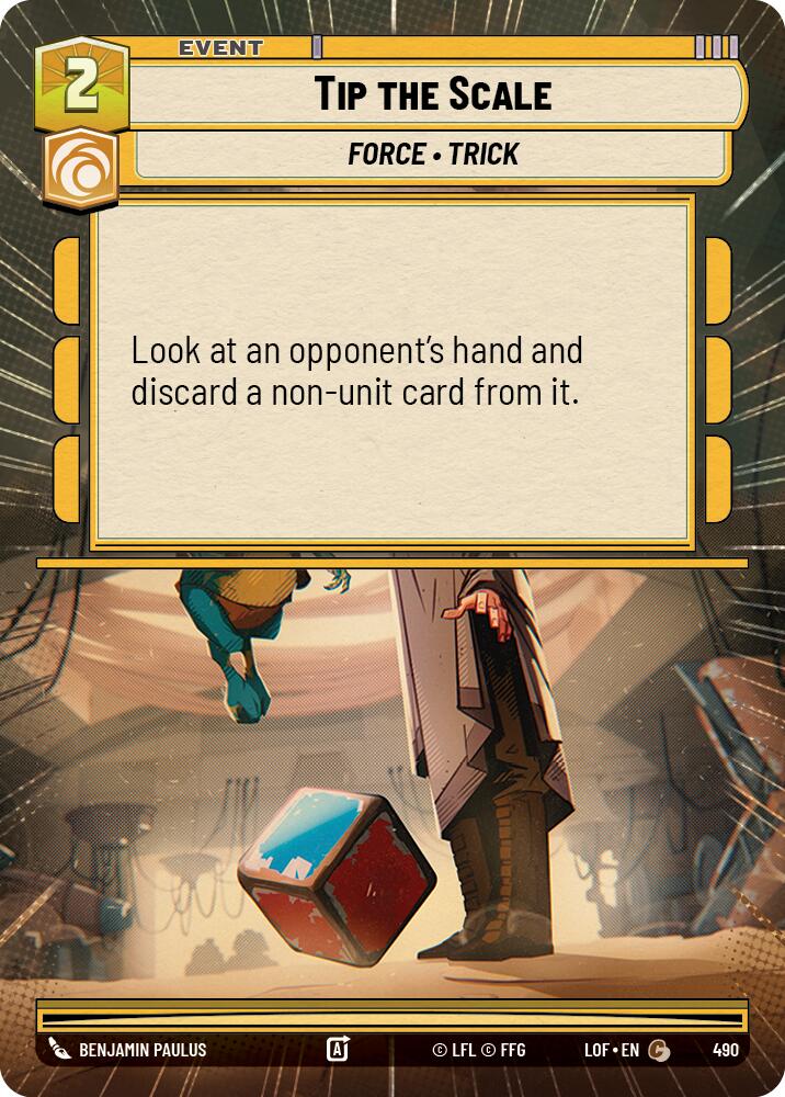 Tip the Scale (490) (Hyperspace) (490) [Legends of the Force]