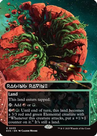 Raging Ravine (0035) (Borderless) [Edge of Eternities: Stellar Sights]