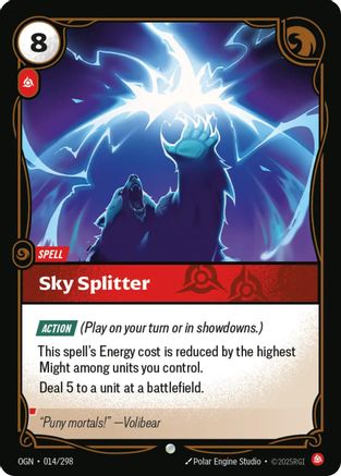 Sky Splitter (014/298) - Origins Foil