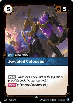 Jeweled Colossus (086/298) - Origins Foil
