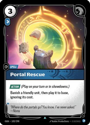 Portal Rescue (102/298) - Origins Foil