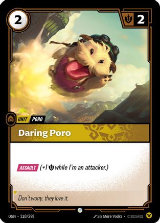Daring Poro (210/298) - Origins Foil