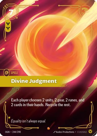 Divine Judgment (244/298) - Origins Foil