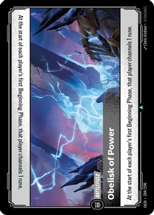 Obelisk of Power (284/298) - Origins Foil