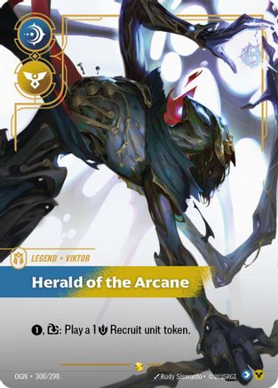 Viktor - Herald of the Arcane (Showcase) (308/298) - Origins Foil