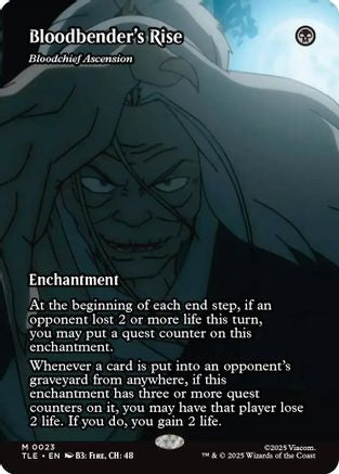 Bloodbender's Rise - Bloodchief Ascension (Borderless) [Avatar: The Last Airbender: Eternal-Legal]