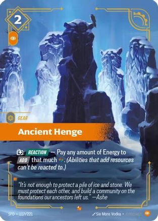 Ancient Henge (117/221) - Spiritforged Foil