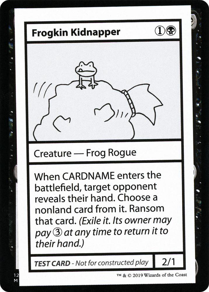 Frogkin Kidnapper (2021 Edition) [Mystery Booster Playtest Cards]