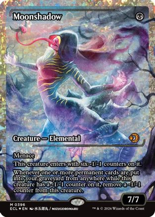 Moonshadow (0396) (Showcase) (Fracture Foil) [Lorwyn Eclipsed]