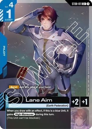 Lane Aim (C+) (ST08-011) - Starter Deck 08 Flash of Radiance Holofoil