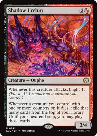 Shadow Urchin [Lorwyn Eclipsed]