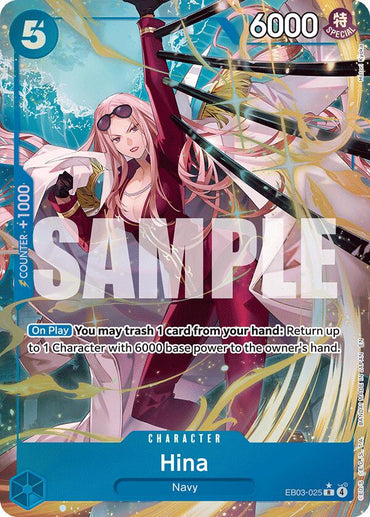 Hina (Alternate Art) [Extra Booster: One Piece Heroines Edition]