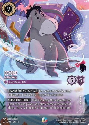 Eeyore - In the Way (Enchanted) (226/204) [Winterspell]
