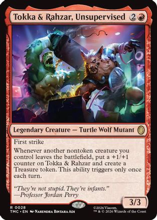 Tokka & Rahzar, Unsupervised [Teenage Mutant Ninja Turtles Commander]
