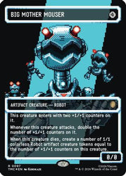 Big Mother Mouser (Borderless) (Surge Foil) [Teenage Mutant Ninja Turtles Commander]