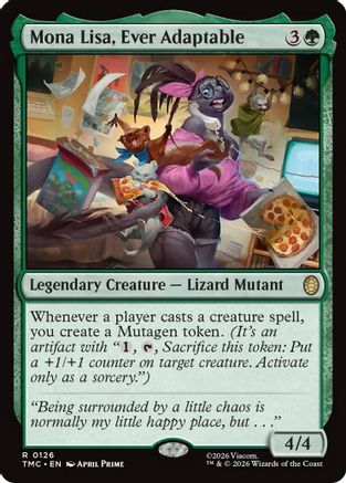 Mona Lisa, Ever Adaptable [Teenage Mutant Ninja Turtles Commander]