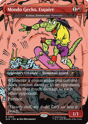 Mondo Gecko, Esquire - Kediss, Emberclaw Familiar [Secret Lair Drop Series]