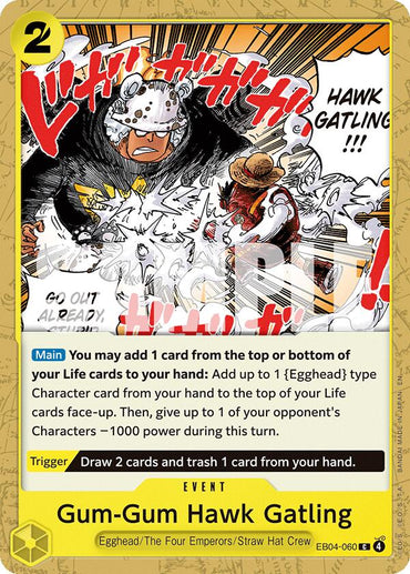 Gum-Gum Hawk Gatling [Adventure on Kami's Island]