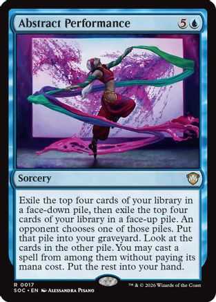 Abstract Performance [Secrets of Strixhaven Commander]