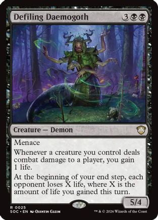 Defiling Daemogoth [Secrets of Strixhaven Commander]