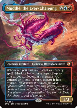 Muddle, the Ever-Changing (Borderless) [Secrets of Strixhaven Commander]