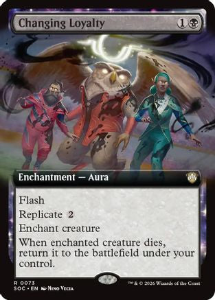 Changing Loyalty (Extended Art) [Secrets of Strixhaven Commander]