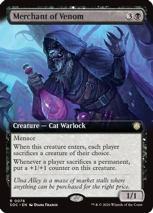 Merchant of Venom (Extended Art) [Secrets of Strixhaven Commander]