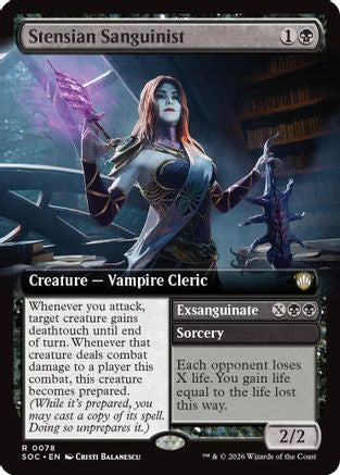 Stensian Sanguinist (Extended Art) [Secrets of Strixhaven Commander]